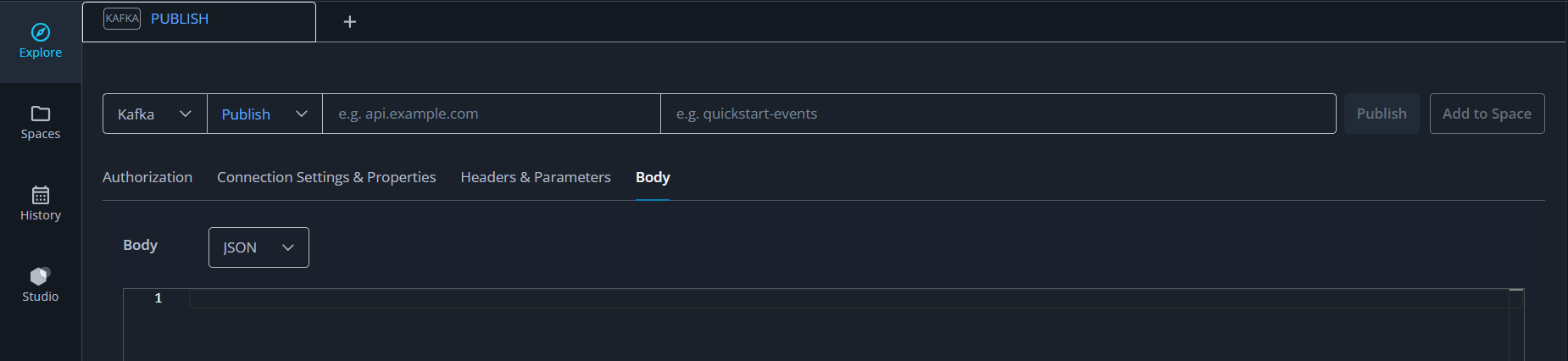 Body settings Body settings